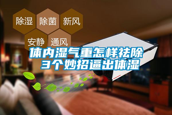 體內濕氣重怎樣祛除 3個妙招逼出體濕