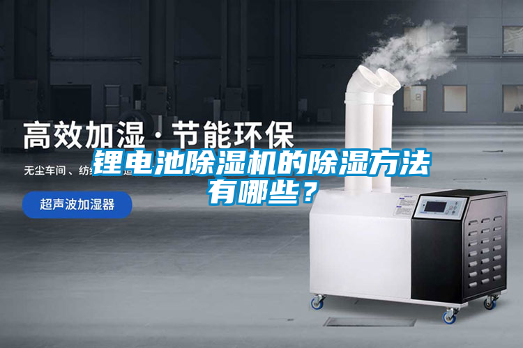 鋰電池除濕機的除濕方法有哪些？