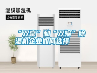 常見(jiàn)問(wèn)題“雙贏”和“雙輸”除濕機(jī)企業(yè)如何選擇