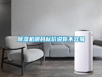 行業(yè)新聞除濕機(jī)明碼標(biāo)價說你不容易